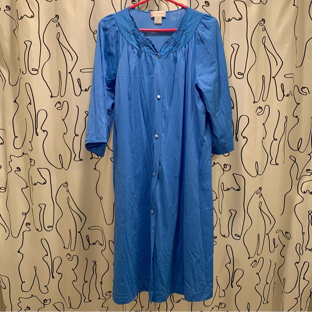 Vintage Blue Housedress